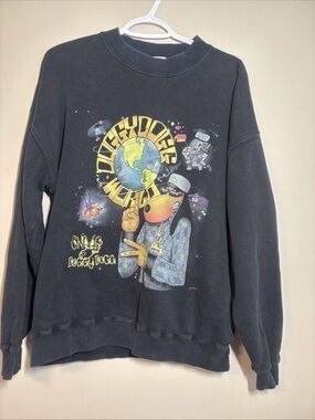 Abercrombie & Fitch snoop dog crewneck black oversized Medium